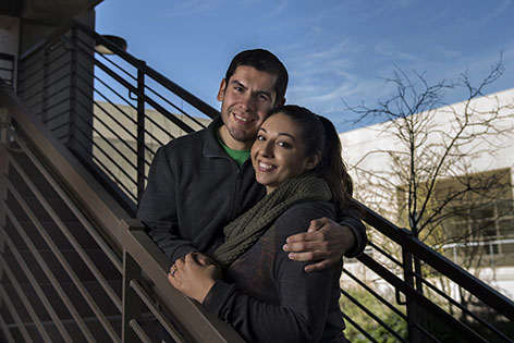 UC Irvine medical students Miguel Alvarez-Estrada and Krystal Jimenez are engaged, about to graduate from medical schoo, and plan on practicing medicine together.